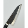 Teruyasu Fujiwara Denka Aogami Super with Stainless Gyuto Japanese Knife 150mm Western Black Pakkawood Handle - Image 4