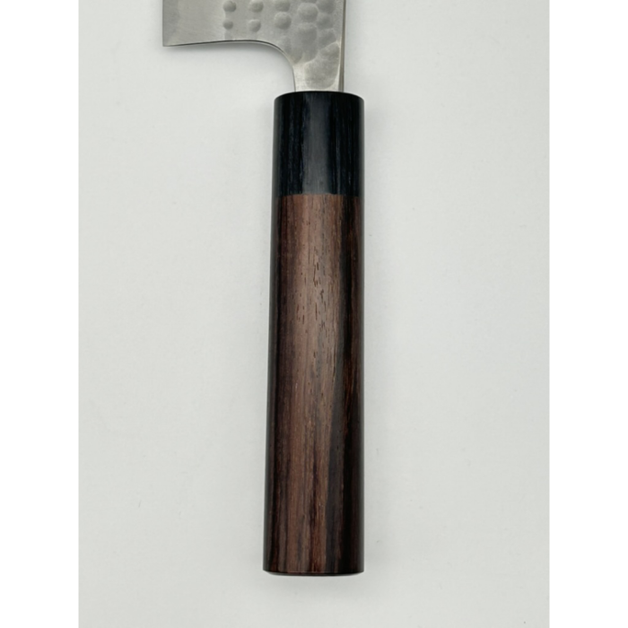 Katsushige Anryu Aogami Super Tsuchime Nakiri Japanese Knife 165mm Octagonal Rosewood Handle - Image 4