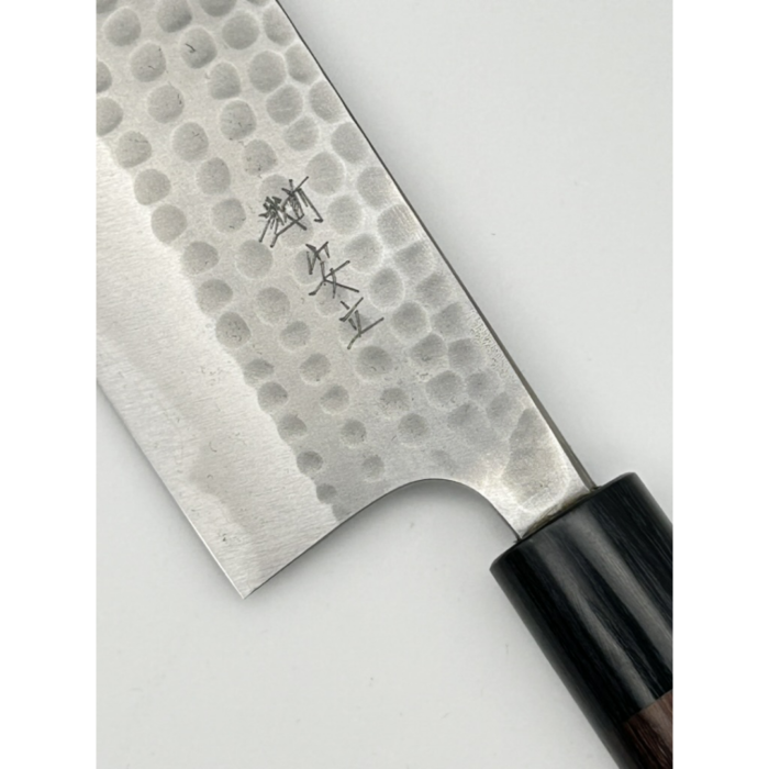 Katsushige Anryu Aogami Super Tsuchime Nakiri Japanese Knife 165mm Octagonal Rosewood Handle - Image 5