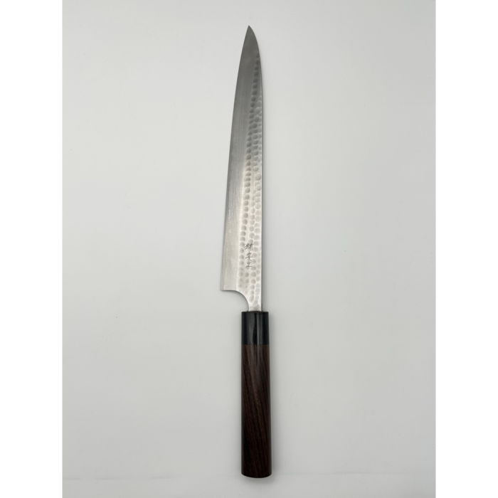 Katsushige Anryu Aogami Super Tsuchime Sujihiki Japanese Knife 270mm Octagonal Rosewood Handle