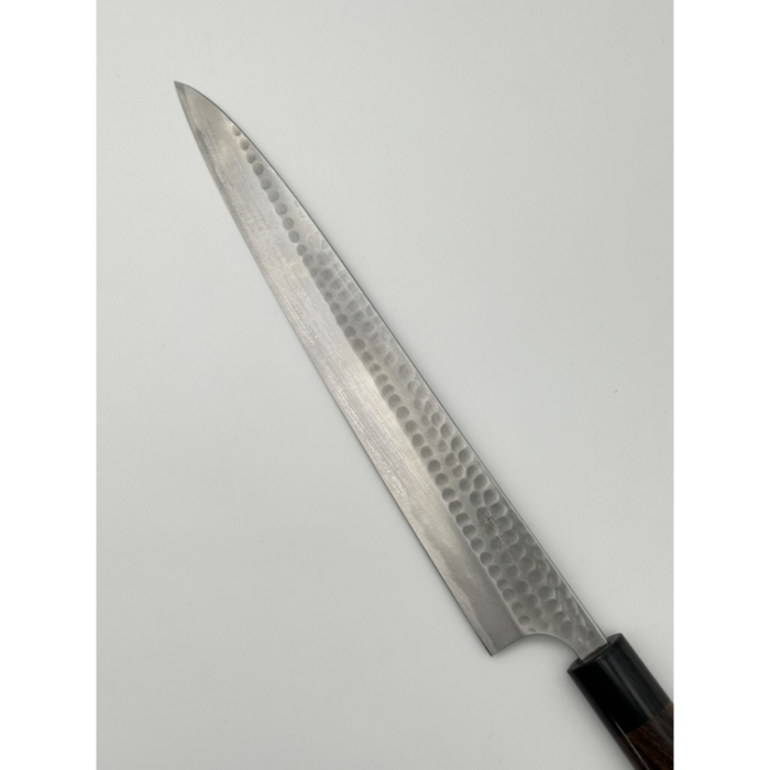 Katsushige Anryu Aogami Super Tsuchime Sujihiki Japanese Knife 270mm Octagonal Rosewood Handle - Image 3