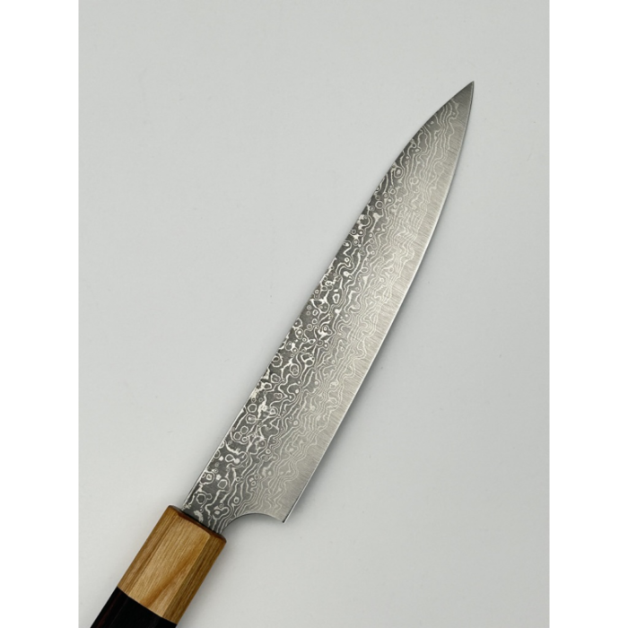 Kei Kobayashi SG2 Damascus Petty Japanese Knife 150mm Octagonal Rosewood Handle - Image 3