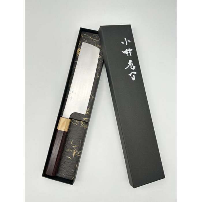 Kei Kobayashi SG2 Migaki Nakiri Japanese Knife 165mm Octagonal Rosewood Handle - Image 7