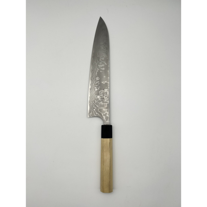 Masakage Shimo Shirogami 2 Matte Gyuto Japanese Knife 240mm Octagonal Magnolia Handle
