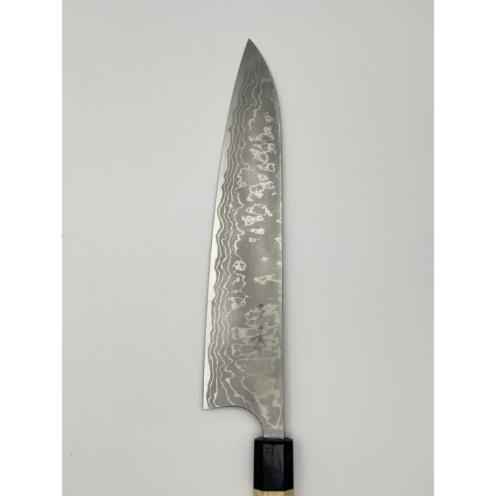 Masakage Shimo Shirogami 2 Matte Gyuto Japanese Knife 240mm Octagonal Magnolia Handle - Image 2
