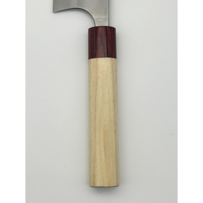 Masakage Yuki Shirogami 1 Kasumi Gyuto Japanese Knife 240mm Oval Magnolia Handle - Image 4