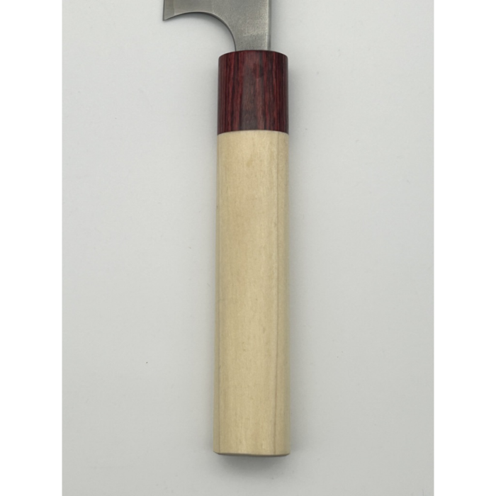Masakage Yuki Shirogami 1 Kasumi Sujihiki Japanese Knife 270mm Oval Magnolia Handle - Image 4