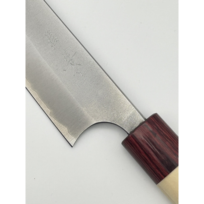 Masakage Yuki Shirogami 1 Kasumi Sujihiki Japanese Knife 270mm Oval Magnolia Handle - Image 5