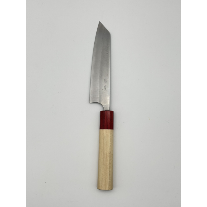 Masakage Yuki Shirogami 1 Nashiji Ko‐Bunka Japanese Knife 135mm Oval Magnolia Handle