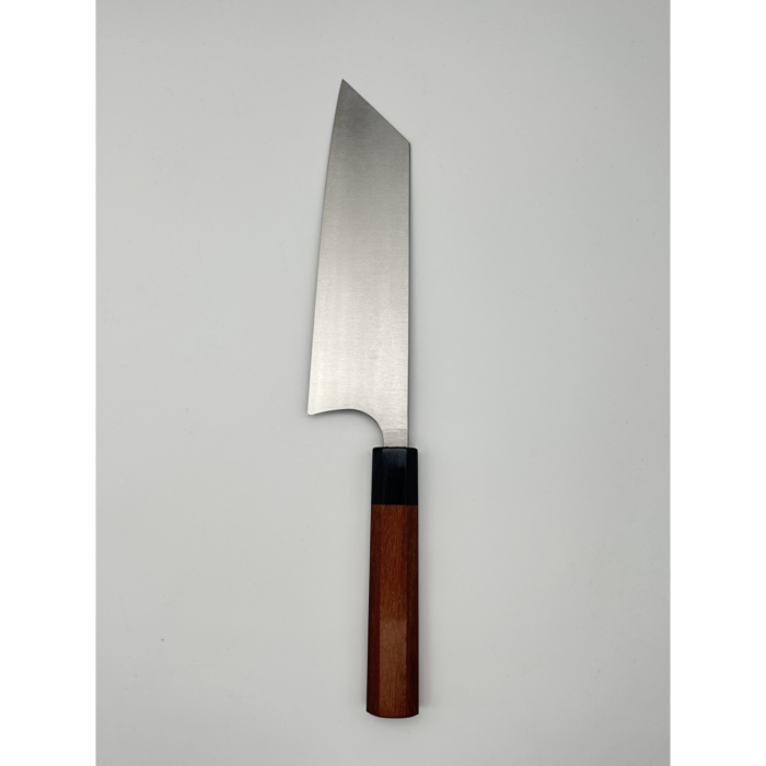 Takayuki Shibata Koutetsu Aogami Super Migaki Bunka Japanese Knife 165mm Octagonal Rosewood And Black Pakkawood Handle