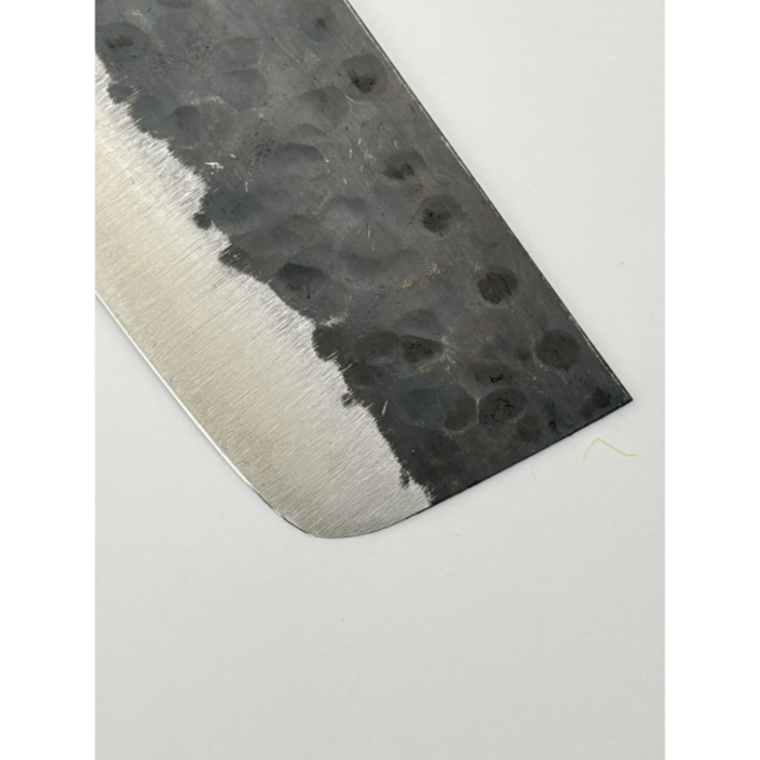Teruyasu Fujiwara Denka Aogami Super Uchidashi Nakiri Japanese Knife 165mm Western Black Pakkawood Handle - Image 6