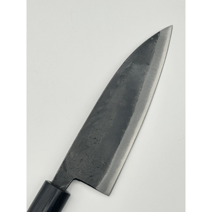 Tsunehisa Aogami Super Kuro-uchi Deba Japanese Knife 165mm Oval Rosewood Handle - Image 3