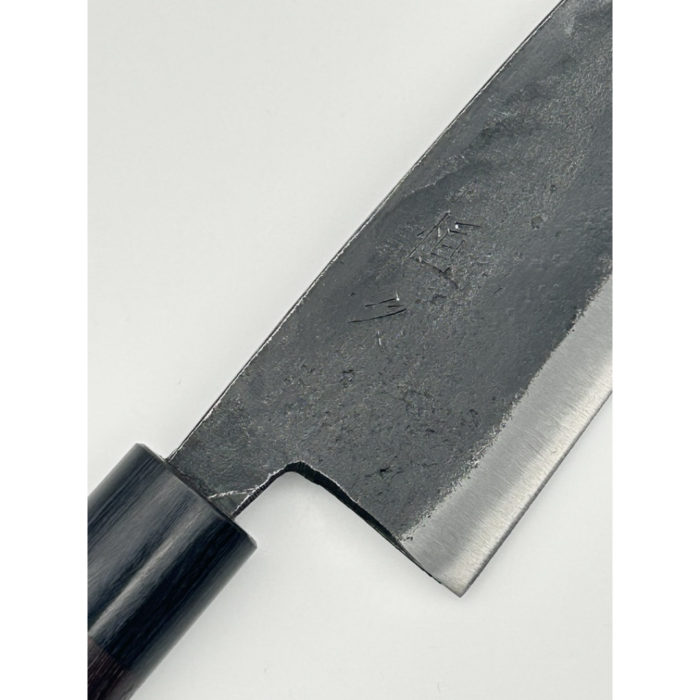 Tsunehisa Aogami Super Kuro-uchi Deba Japanese Knife 165mm Oval Rosewood Handle - Image 5