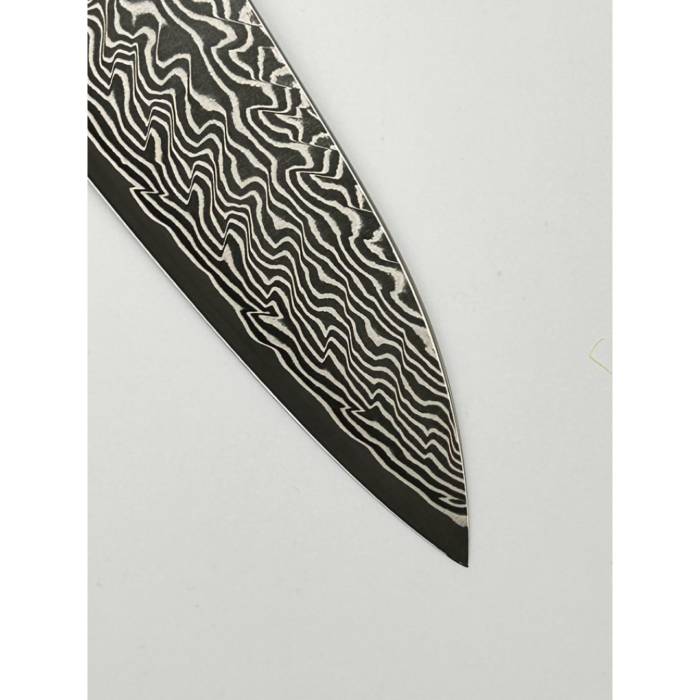 Yoshimi Kato SG2 Damascus Gyuto Japanese Knife 210mm Octagonal Rosewood Handle - Image 6