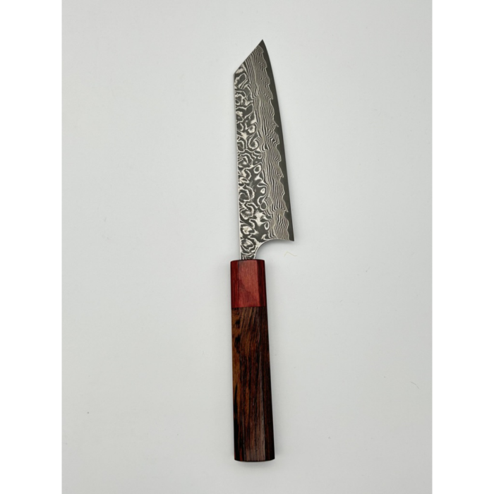 Yoshimi Kato SG2 Damascus Ko-Bunka Japanese Knife 130mm Octagonal Rosewood Handle