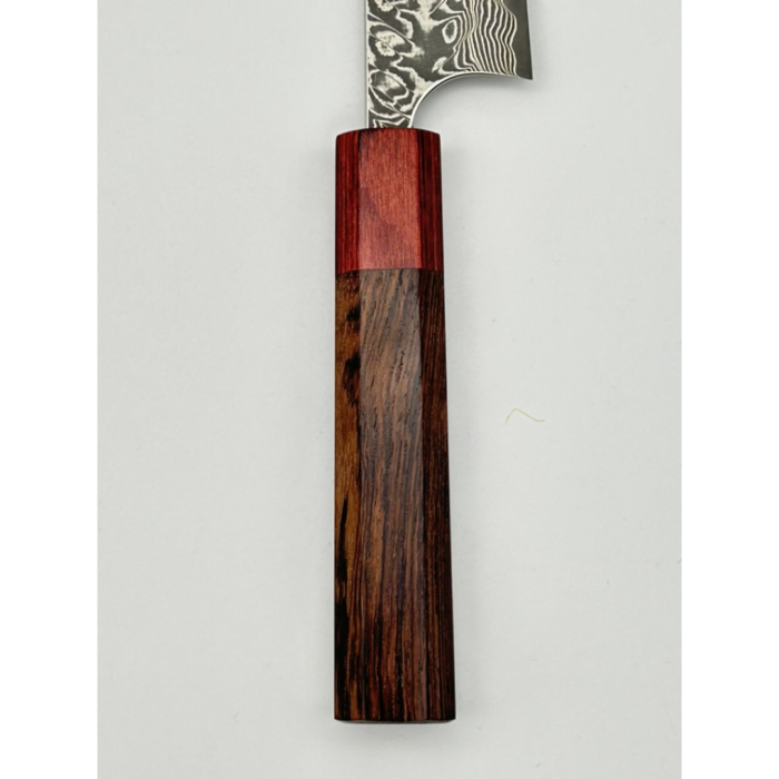 Yoshimi Kato SG2 Damascus Ko-Bunka Japanese Knife 130mm Octagonal Rosewood Handle - Image 4