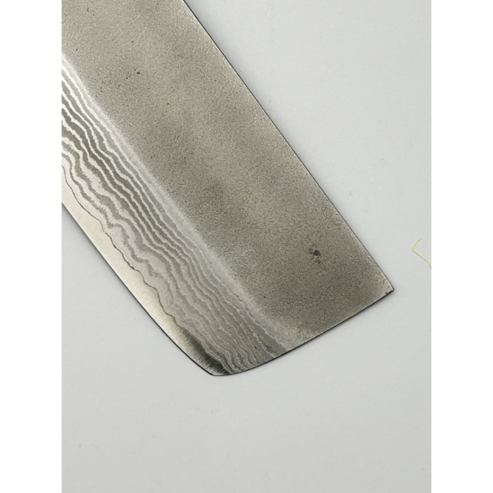 Yoshimi Kato VG-10 Nashiji Nakiri Japanese Knife 165mm Octagonal Walnut Handle - Image 6