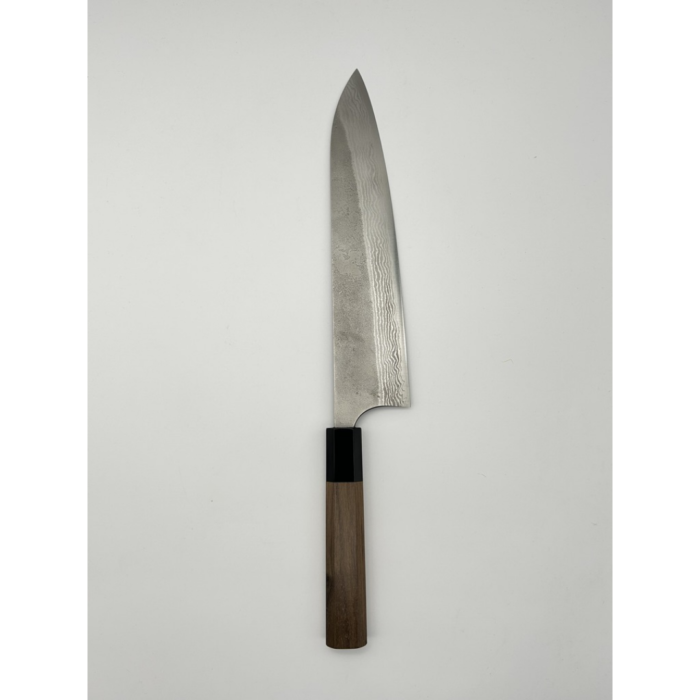 Yoshimi Kato VG-10 Nashiji Gyuto Japanese Knife 240mm Octagonal Walnut Handle