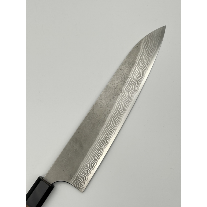 Yoshimi Kato VG-10 Nashiji Gyuto Japanese Knife 240mm Octagonal Walnut Handle - Image 3