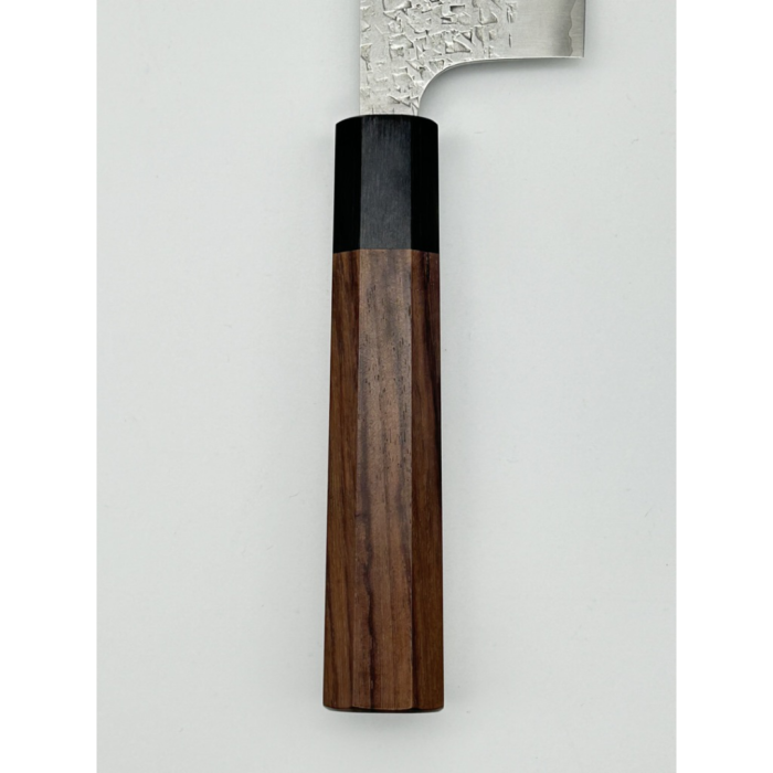 Yu Kurosaki Shizuku SG2 Tsuchime Nakiri Japanese Knife 165mm Octagonal Rosewood Handle - Image 4