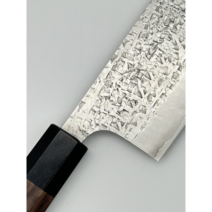 Yu Kurosaki Shizuku SG2 Tsuchime Nakiri Japanese Knife 165mm Octagonal Rosewood Handle - Image 5