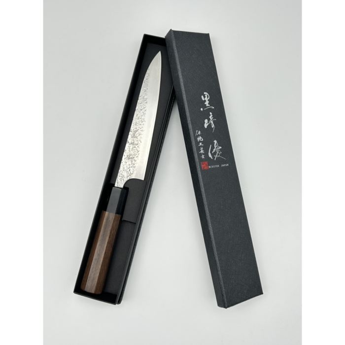 Yu Kurosaki Shizuku SG2 Tsuchime Petty Japanese Knife 150mm Octagonal Rosewood Handle - Image 7